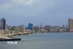 Khu vực trung tâm thủ đô La Habana. (Ảnh: Phi Hùng/TTXVN)