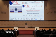 Quang cảnh phiên khai mạc Diễn đàn Đối thoại cấp cao về quan hệ kinh tế ASEAN-Italy lần thứ 9. (Ảnh: Hữu Duyên/TTXVN)