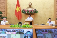 Thủ tướng Phạm Minh Chính chủ trì Phiên họp Chính phủ thường kỳ tháng 7 năm 2025. (Ảnh: Dương Giang/TTXVN)