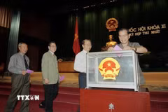 Quốc hội Việt Nam thể hiện vai trò là cơ quan đại biểu cao nhất của nhân dân. (Ảnh: TTXVN)
