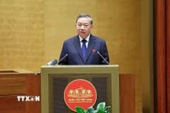 Tổng Bí thư Tô Lâm phát biểu. (Ảnh: Doãn Tấn/TTXVN)