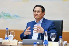 Thủ tướng Chính phủ Phạm Minh Chính, đại biểu Quốc hội thành phố Cần Thơ phát biểu. (Ảnh: Doãn Tấn/TTXVN)