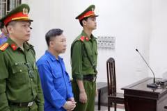 Bị cáo Lưu Bình Nhưỡng tại phiên tòa. (Ảnh: Thế Duyệt/TTXVN)