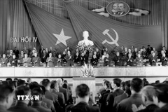 Đại hội đại biểu toàn quốc Đảng Cộng sản Việt Nam lần thứ IV tại Hà Nội. (Ảnh: TTXVN)