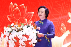 Phó Thủ tướng Chính phủ Phạm Thị Thanh Trà phát biểu. (Ảnh: Doãn Tấn/TTXVN)