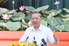 Tổng Bí thư Tô Lâm phát biểu. (Ảnh: Thống Nhất/TTXVN)