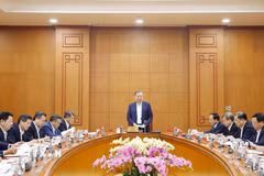 Tổng Bí thư Tô Lâm phát biểu. (Ảnh: Thống Nhất/TTXVN)