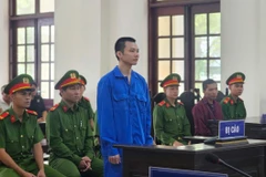 Lê Thanh Nhất Nguyên ở Tịnh thất Bồng Lai bị tuyên phạt 9 năm tù về tội lừa đảo chiếm đoạt tài sản. (Ảnh: TTXVN phát)