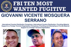 Mỹ treo thưởng việc bắt giữ Giovanni Vicente Mosquera Serrano. (Nguồn: FBI)