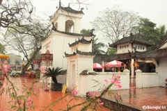 Một góc kiến trúc đền Bạch Mã. (Nguồn: Báo Nghệ An)