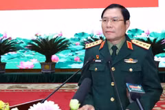 Đại tướng Nguyễn Tân Cương. (Ảnh: Lâm Khánh/TTXVN)
