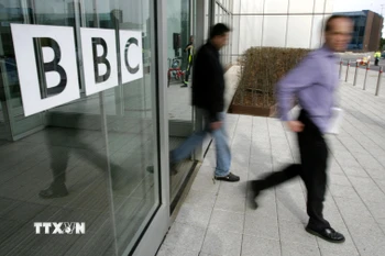 Trụ sở hãng tin BBC ở London, Anh. (Ảnh: AFP/TTXVN)
