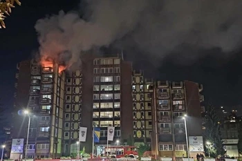 Hiện trường vụ cháy. (Nguồn: newstalkzb.co.nz)