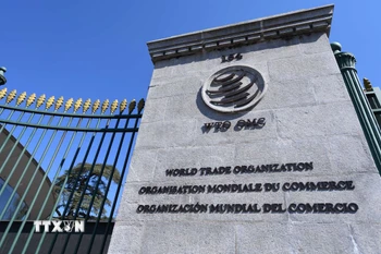 Trụ sở Tổ chức Thương mại Thế giới tại Geneva, Thụy Sĩ. (Ảnh: THX/TTXVN)