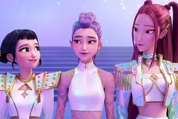 Bộ phim hoạt hình âm nhạc kỳ ảo "KPop Demon Hunters" trên Netflix. (Nguồn: Netflix)