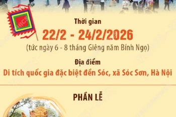 Lần đầu tiên có tour đêm và chương trình nghệ thuật tại Lễ hội Gióng đền Sóc