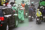 Hệ thống Camera AI đã phát hiện, ghi hình các phương tiện vi phạm. (Ảnh: PV/Vietnam+)