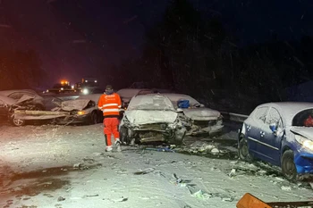 Hiện trường vụ tai nạn. (Nguồn: Sweden Herald)