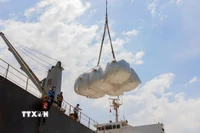 Gạo xuất khẩu. (Ảnh: Công Mạo/TTXVN)