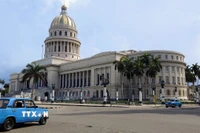 Tòa nhà Capitolio (El Capitolio) tại Thủ đô La Habana, nơi đặt trụ sở Quốc hội Cuba. (Ảnh: Phi Hùng/TTXVN)
