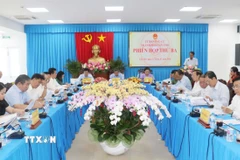 Quang cảnh Phiên họp thứ 3. (Ảnh: Ngọc Thiện/TTXVN)