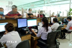 Ngành y tế Tây Ninh đẩy mạnh ứng dụng công nghệ thông tin trong quản lý khám chữa bệnh nhằm đáp ứng tốt hơn nhu cầu chăm sóc sức khỏe của người dân. (Ảnh: Đức Hạnh/TTXVN) 