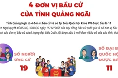 Bầu cử Quốc hội và HĐND: 4 đơn vị bầu cử của tỉnh Quảng Ngãi