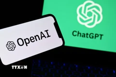 Biểu tượng của Công ty trí tuệ nhân tạo OpenAI (Ảnh: AFP/TTXVN)