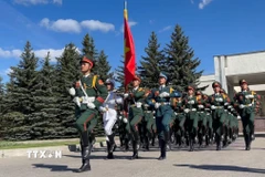 Sỹ quan Quân đội nhân dân Việt Nam. (Ảnh: Tâm Hằng/TTXVN)