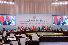 Ngày 1/9, các nguyên thủ quốc gia của Tổ chức Hợp tác Thượng Hải (SCO) đã phê chuẩn Tuyên bố Thiên Tân với chiến lược phát triển cho giai đoạn 2026-2035. (Ảnh: Dương Giang/TTXVN)