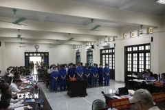 Toàn cảnh Phiên tòa. (Ảnh: Tiến Vĩnh/TTXVN)