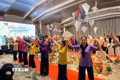 Biểu diễn các tiết mục nghệ thuật sẽ diễn ra tại Lễ hội Tận hưởng Đà Nẵng 2026. (Ảnh: Trần Lê Lâm/TTXVN)