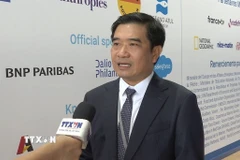Ông Nguyễn Đức Toàn, Cục trưởng Cục Biển và Hải đảo, thuộc Bộ Nông nghiệp và Môi trường Việt Nam. (Ảnh: Đào Dũng/TTXVN)