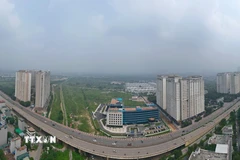 Toàn cảnh Bệnh viện Nhi Hà Nội trên địa bàn phường Yên Nghĩa