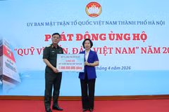 Hà Nội phát động ủng hộ Quỹ “Vì biển, đảo Việt Nam” năm 2026. (Nguồn: Hanoimoi)