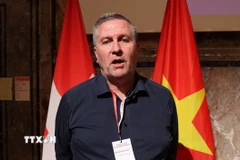 Ông Stefan Winzenried - Nhà sáng lập và CEO của công ty công nghệ JANZZ.technology của Thụy Sĩ. (Ảnh: TTXVN phát)