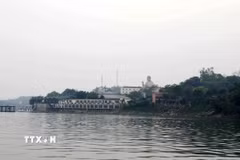 Một góc Khu du lịch Hồ Núi Cốc. (Ảnh: Hoàng Nguyên/TTXVN)