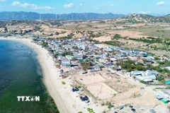 Dự án Nhà máy điện hạt nhân Ninh Thuận 1 dự kiến xây dựng tại thôn Vĩnh Trường, xã Phước Dinh, huyện Thuận Nam. (Ảnh: Nguyễn Thành/TTXVN)