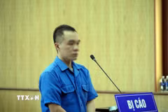 Bị cáo Dương Hữu Trí. (Ảnh: Đoàn Mạnh Dương/TTXVN)
