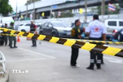 Cảnh sát tại Thái Lan. (Ảnh: THX/TTXVN)