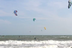 Một góc biển Mũi Né. (Nguồn: TTXVN)