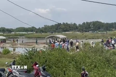 Hiện trường vụ việc. (Ảnh: TTXVN phát)