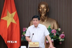 Phó Thủ tướng Nguyễn Chí Dũng phát biểu. (Ảnh: An Đăng/TTXVN)