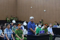 Cựu Thứ trưởng Bộ Tài nguyên và Môi trường Nguyễn Linh Ngọc tại phiên tòa. (Nguồn: Báo Công an nhân dân)