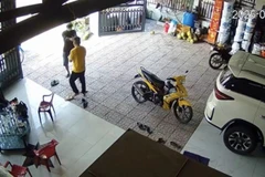 Ảnh chụp màn hình từ camera an ninh.