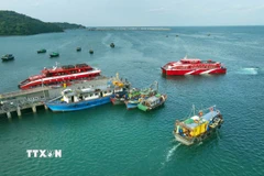 Cảng Cô Tô. (Ảnh: Đức Hiếu/TTXVN)