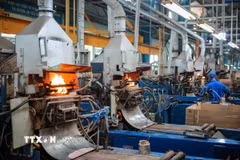 Hệ thống máy thu hồi lưu huỳnh. (Ảnh minh họa: Hoàng Hiếu/TTXVN)