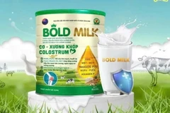 Bold Milk - cơ xương khớp Colostrum nhập từ Công ty TNHH We United là một trong 600 loại sữa giả đã bị các cơ quan chức năng phát hiện gần đây. 