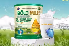 Bold Milk - cơ xương khớp Colostrum nhập từ Công ty TNHH We United là một trong 600 loại sữa giả đã bị các cơ quan chức năng phát hiện gần đây. 