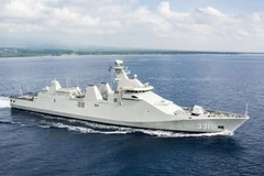 Tàu hộ vệ tàng hình Martadinata của hải quân Indonesia. (Ảnh: Planet Minecraft)